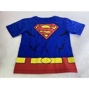 DC Comics Superman Short Sleeve Tee T-Shirt Boys Size 5